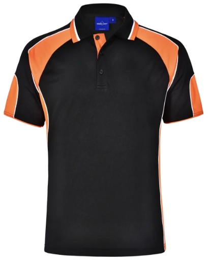 Picture of Winning Spirit, Kids Cooldry Contrast Polo w Panels